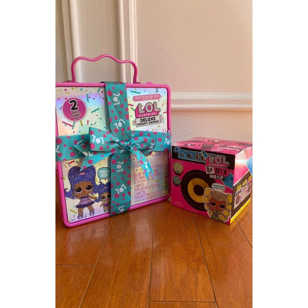 LOL SURPRISE Bundle 2 pcs -  LOL Remix Hair Flip LOL Present Surprise